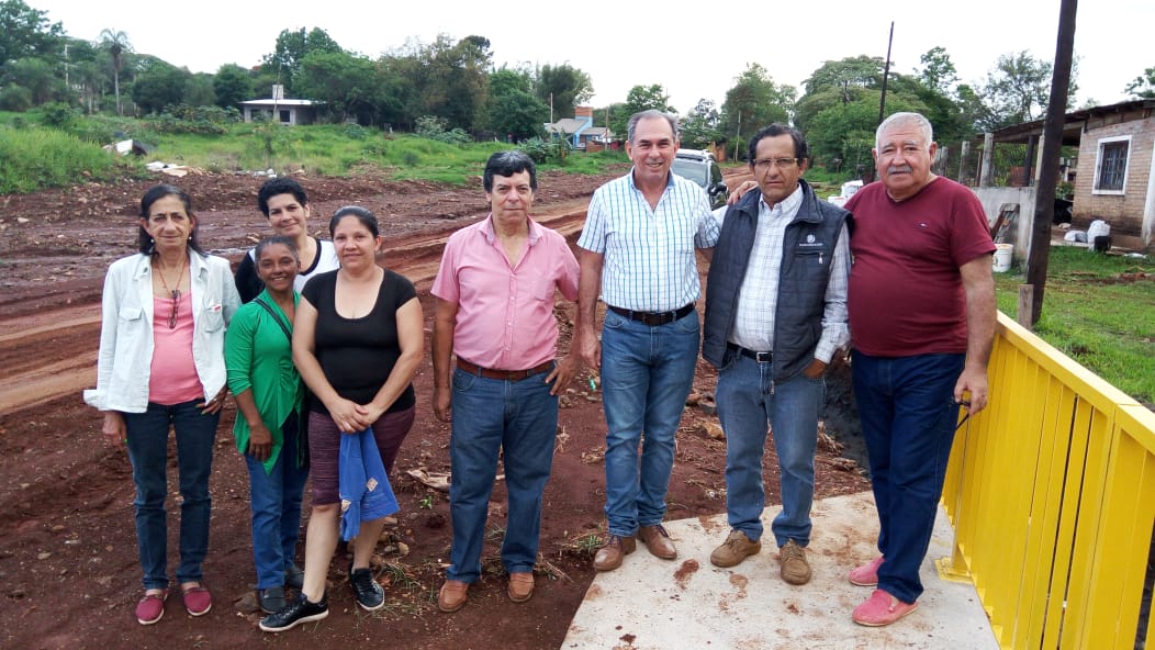 Concluyó la construcción del puente en Bº San Lucas de Posadas
