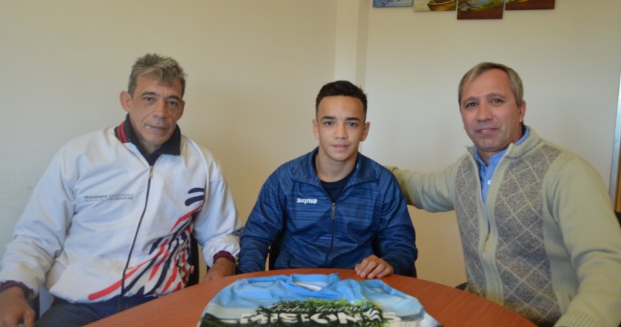 Eduardo Lovera, el misionero que luchará en los Juegos Olímpicos de la Juventud 4 8 - Junto a Báez en la visita al Ministerio de Deportes agosto 2018 - 7