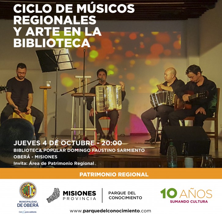 El Ciclo de Músicos Regionales y Arte en la Biblioteca alcanza a Oberá 1 2 - OBERA - 1