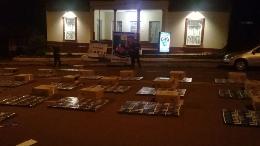 Tras interceptar una camioneta repleta de cigarrillos, allanaron la casa donde prepararon el cargamento