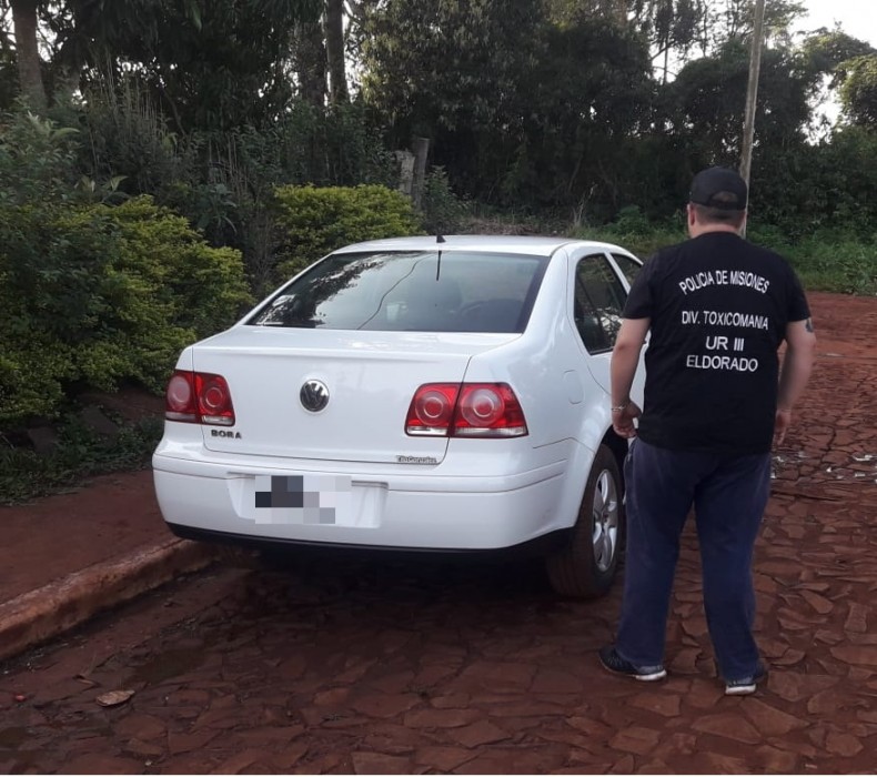 Secuestraron en Mado un auto robado en Chubut