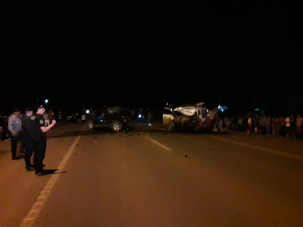 Choque frontal dejó dos muertos en ruta 14