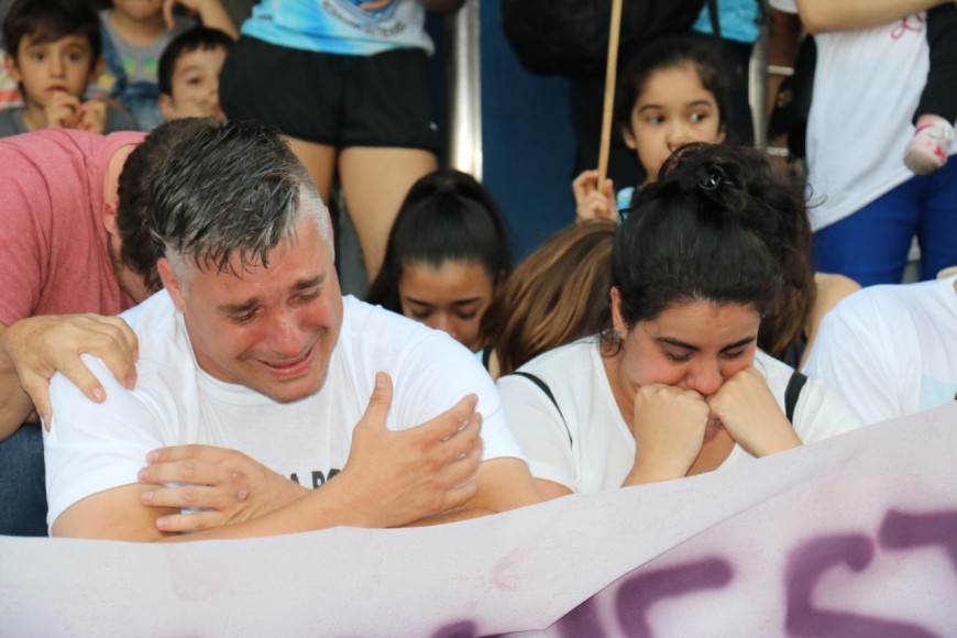 Marcha por Luana: “Estoy muerto en vida», dijo el padre