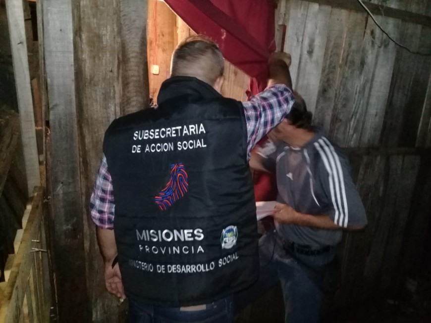 Más de 180 familias afectadas por el temporal fueron asistidas por Desarrollo Social