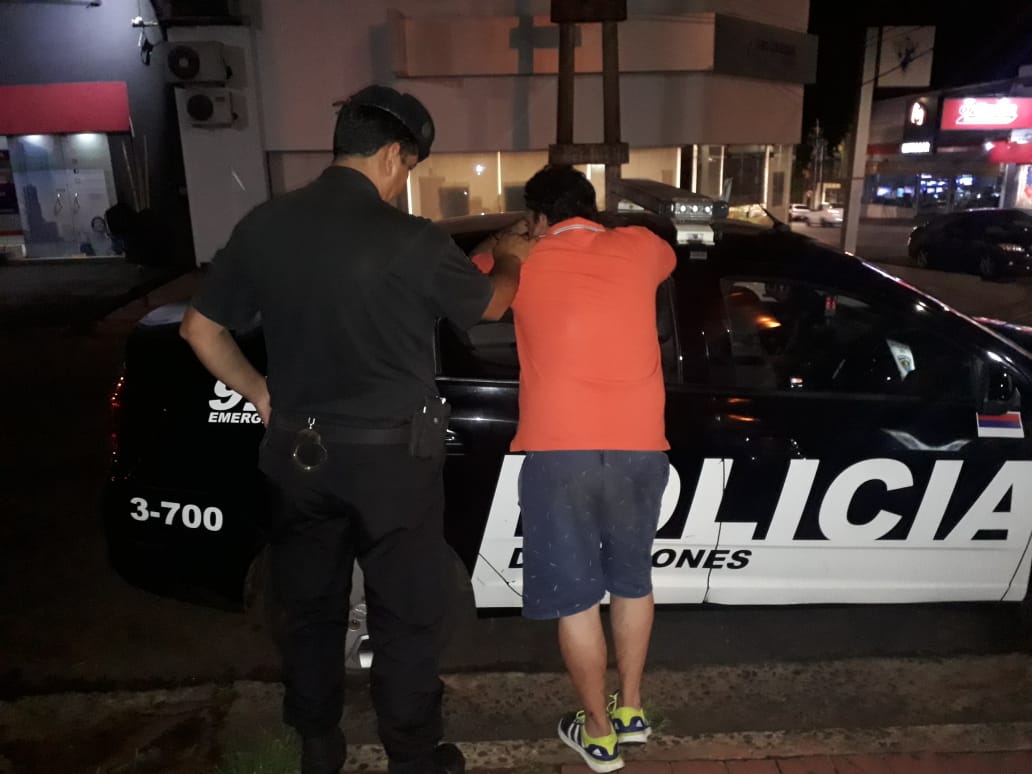 Detuvieron a violento que amenazó a su familia y causó destrozos en una casa