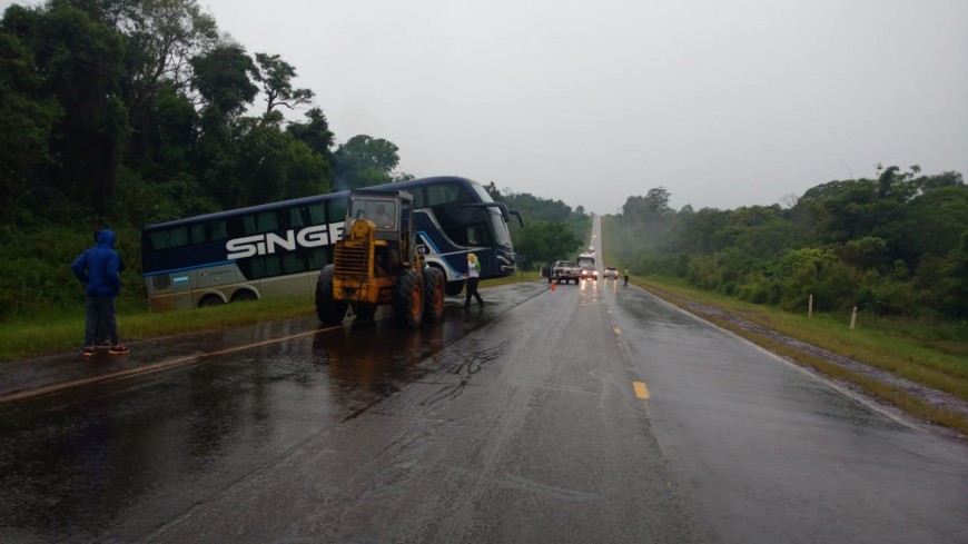 Despiste sin lesionados ni daños materiales en la ruta 12