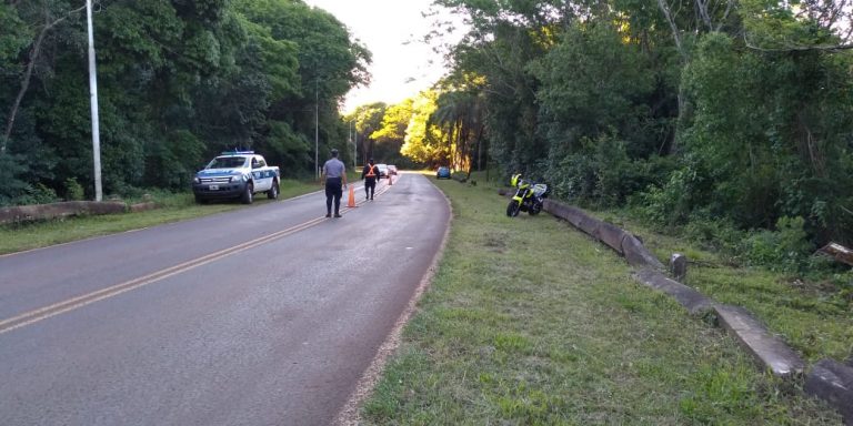 Aristóbulo del Valle: motociclista posadeño falleció tras despistar sobre ruta 7