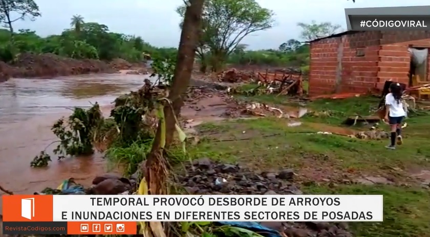 Video: mirá como quedó Posadas tras el fuerte temporal