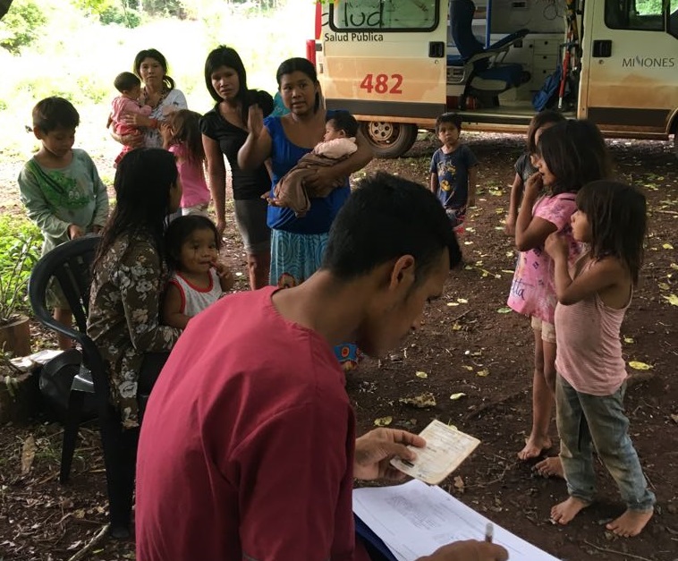 Campaña de vacunación en las Comunidades Mbyá Guaraníes de Misiones