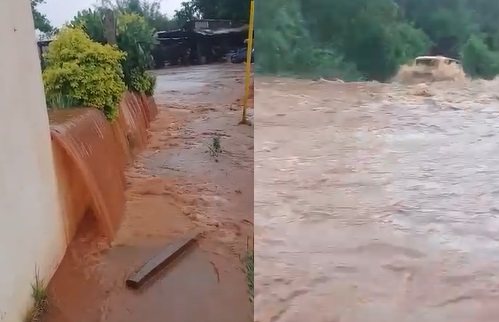 Impactante video: así desbordó el agua en Itaembé Miní, zona del club Educación