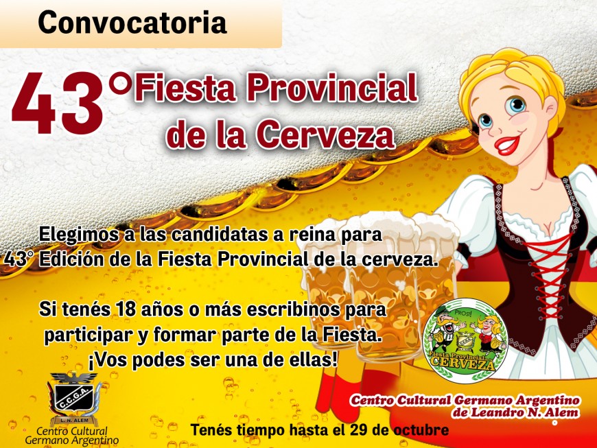 Alem se prepara para vivir la 43° Fiesta Provincial de la Cerveza 4 8 - norm - 7