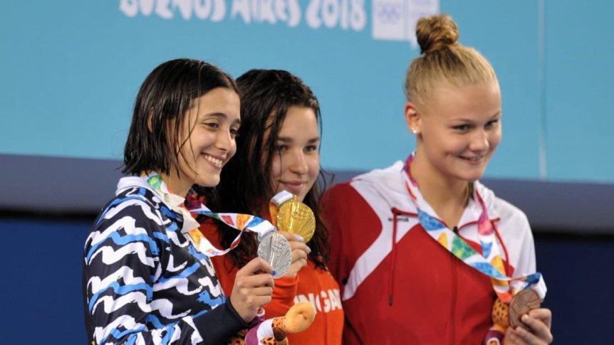 Juegos Olímpicos de la Juventud: gran apoyo para Pignatiello en la final de 800 metros