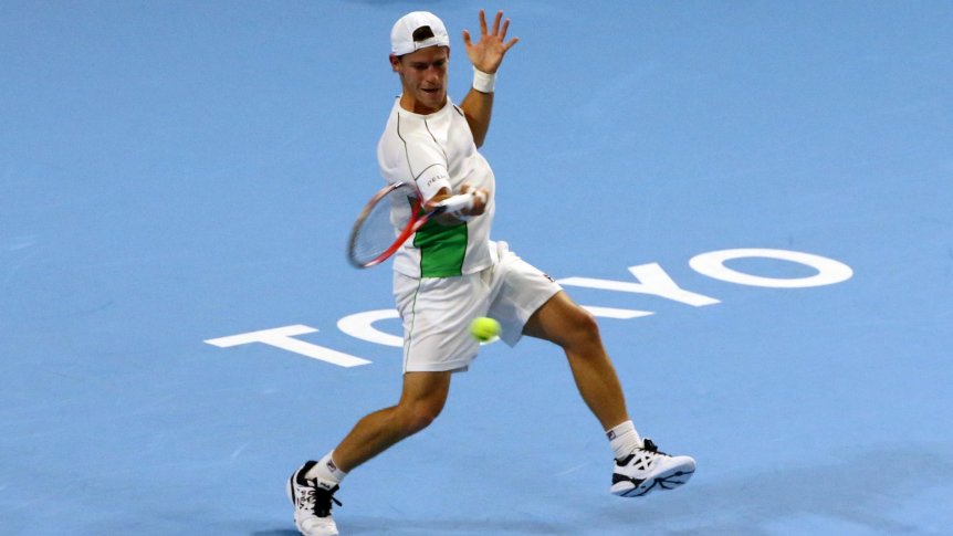 Tenis: debut y despedida para Schwartzman en Tokio