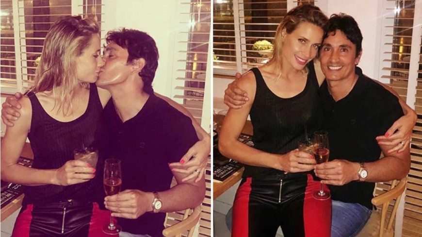 Los románticos posteos en Instagram de Sebastián Estevanez e Ivana Saccani por su aniversario de casados