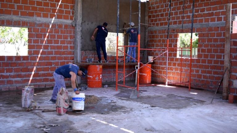 Presupuesto Participativo: avanza la construcción de un SUM en el barrio Los Álamos