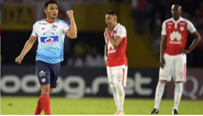 Copa Sudamericana: Junior venció a Independiente de Santa Fe por la ida de las semifinales