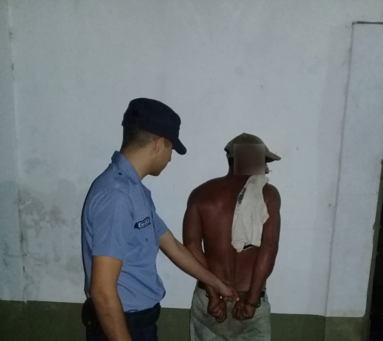 “Boliña” terminó detenido por  el incendio de  la casa a su hermano