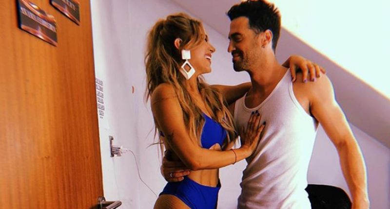 Los ensayos de Jimena Barón y Caiazza para la bachata del Bailando... ¡a puro beso y pasión!
