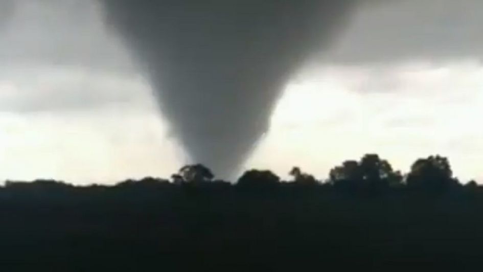 Un tornado azotó este lunes al Norte de Santa Fe