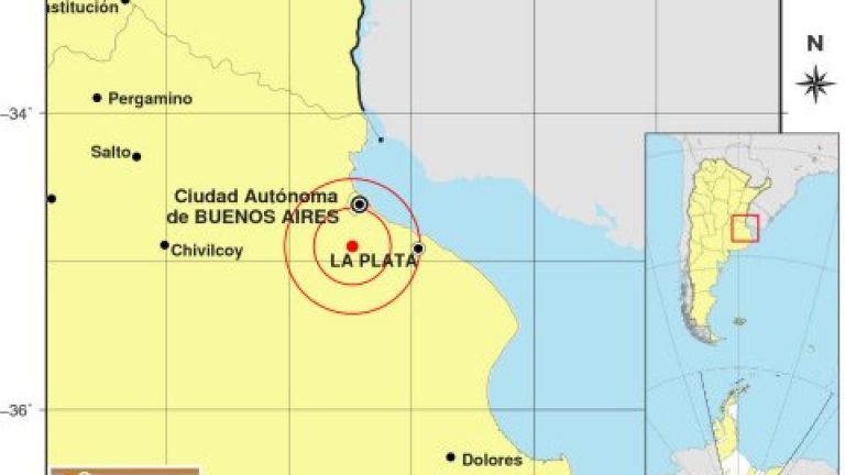 Un sismo de 3,8 grados se sintió en Buenos Aires a las 10:27