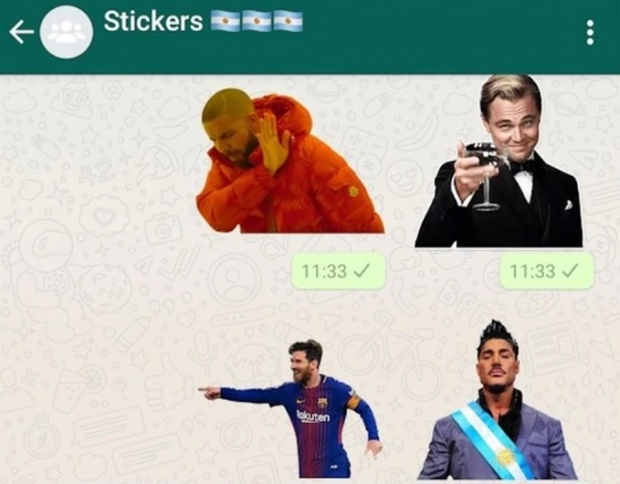 Nuevos stickers con sello argentino en WhatsApp: cómo diseñar los tuyos