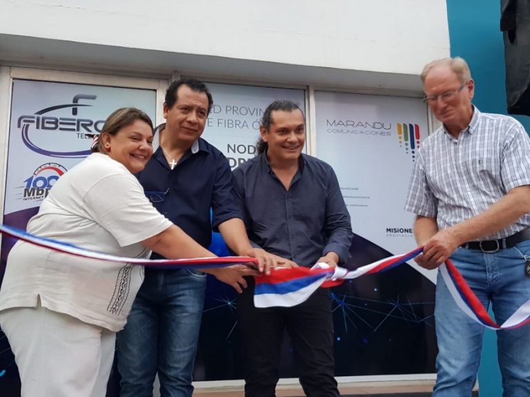 Marandu Comunicaciones inauguró los nodos de Bernardo de Irigoyen y Comandante Andresito