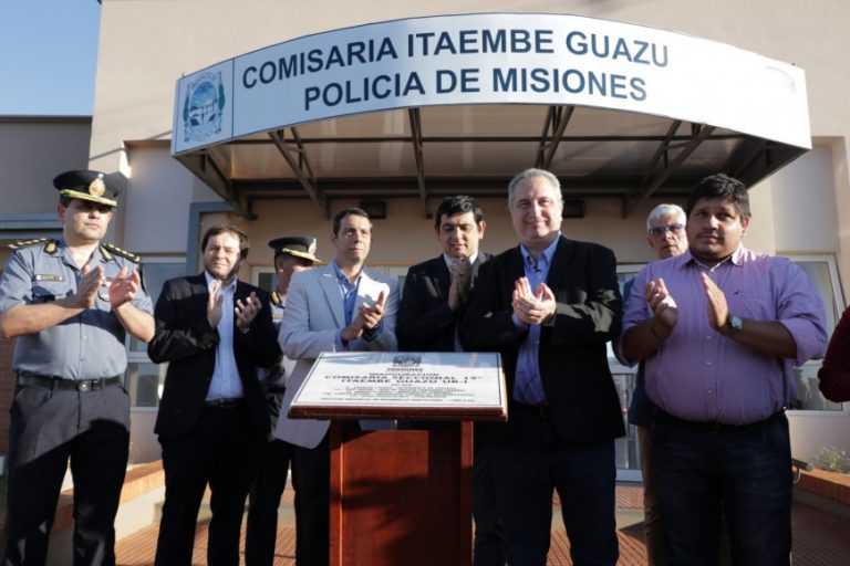 Passalacqua inauguró el cuerpo de Bomberos y la Sección 19 de Policía en Itaembé Miní