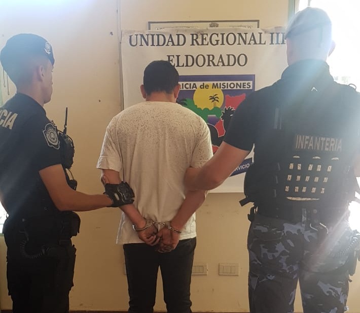 Eldorado: con armas blancas amenazó a su pareja y terminó detenido