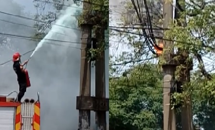 Explotó un transformador en la zona del Palacio de Justicia