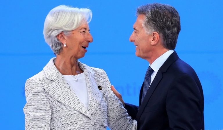 Christine Lagarde felicitó a Mauricio Macri por su "eficaz liderazgo del G20"