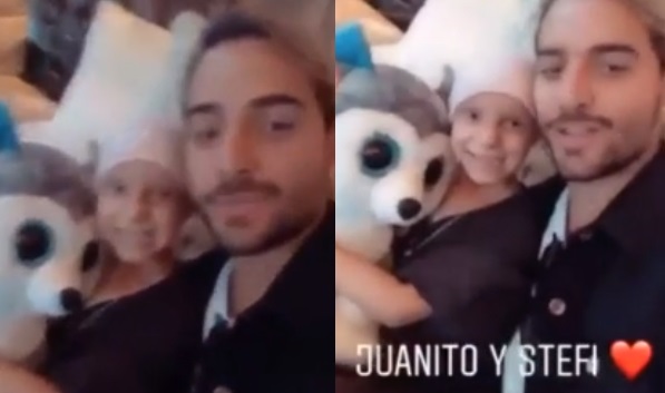 El gran gesto de Maluma con una nena argentina con cáncer