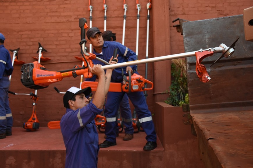 Oberá adquirió nuevas maquinarias de trabajo
