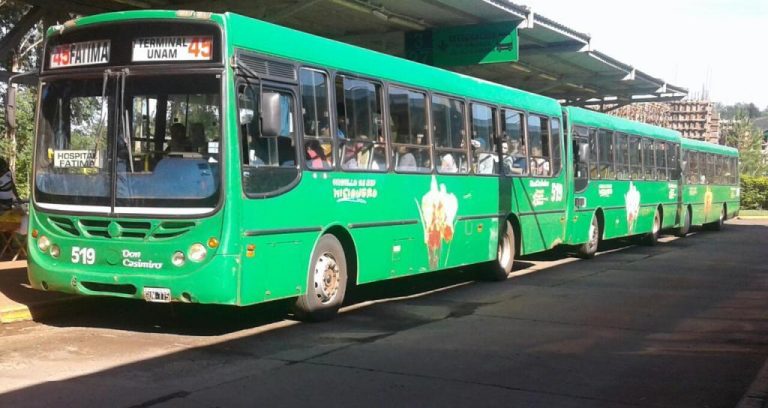 Transporte urbano en Posadas: desde el 1ro de enero el boleto costará 20 pesos con Sube