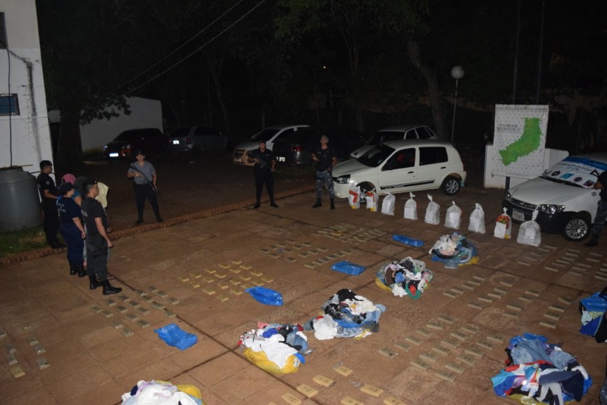 Narcoencomiendas: en tres procedimientos incautaron 331 panes de marihuana