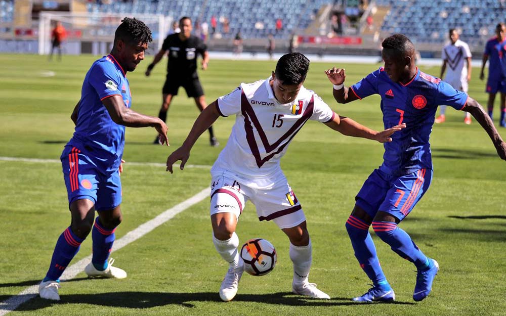 Sudamericano Sub 20: Venezuela derrotó a Colombia en el inicio del certamen