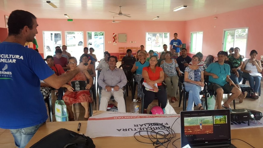 Capacitaron a los primeros beneficiaros del Parque Productivo Casimiro