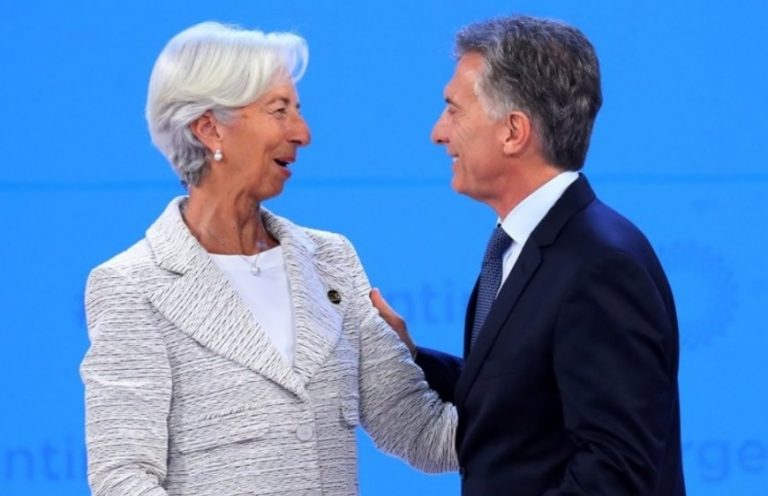 FMI ratifica que la economía argentina caerá 1,7% en 2019, pero crecerá el año próximo