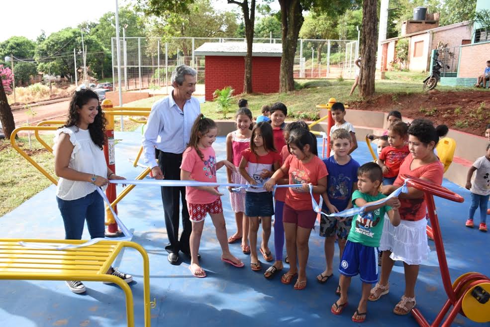 Oberá: inauguraron la plaza saludable del barrio Villa Marttos