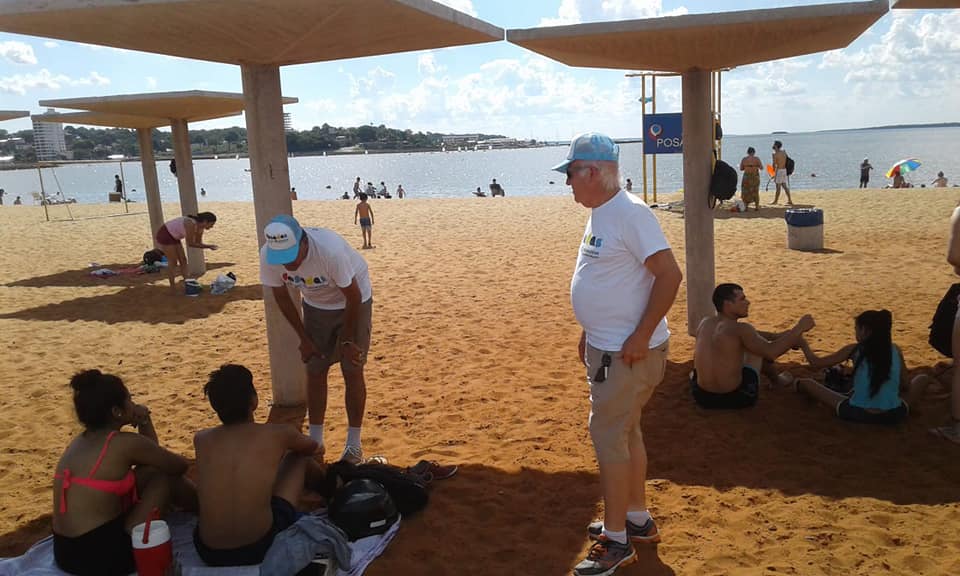 Promueven hábitos responsables en las playas posadeñas