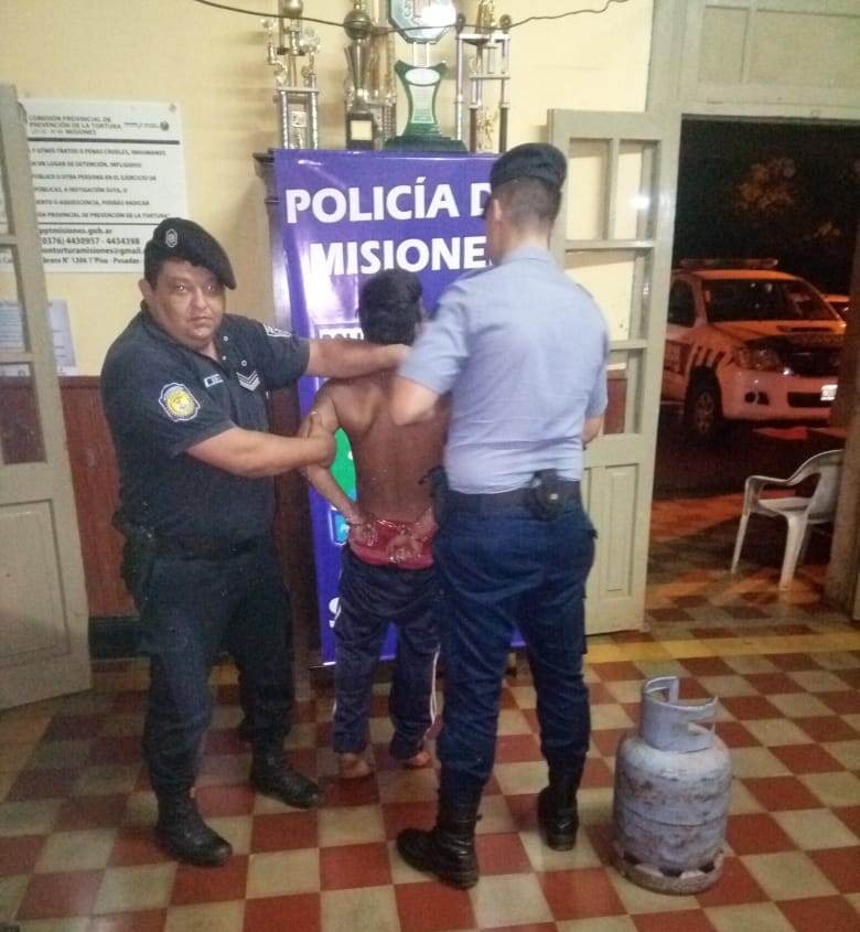 San Javier: detuvieron a un joven y recuperaron elementos robados