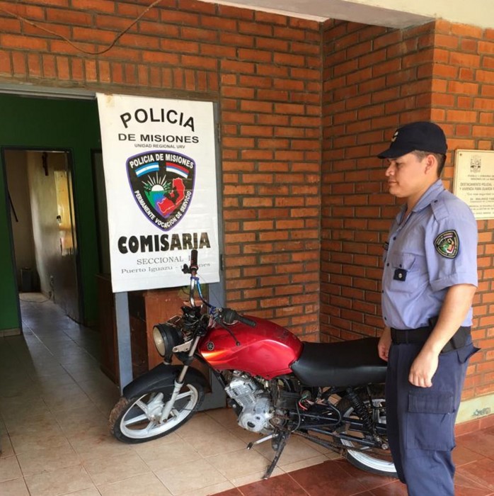 Puerto Iguazú: recuperaron una moto robada que fue vendida