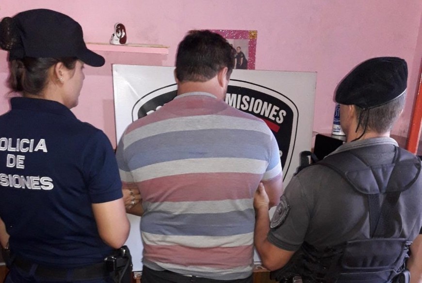 San Vicente: lo detuvieron por acosar a su pareja