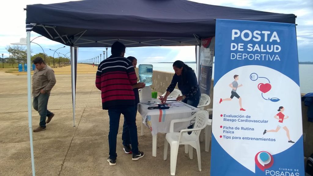 Controles de salud gratuitos en la Costanera posadeña
