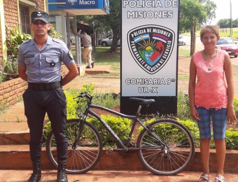 Recuperaron una bicicleta robada del barrio Esperanza de Posadas