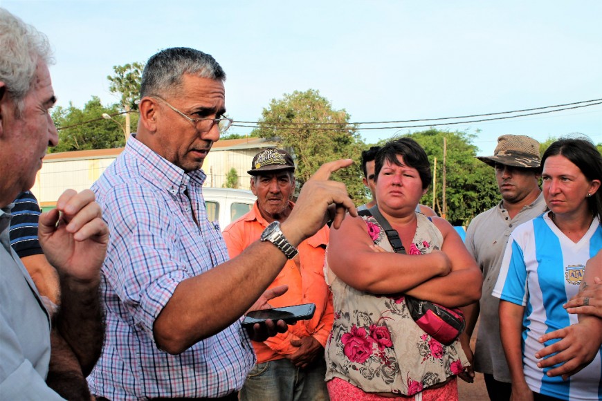Levantaron corte de la ruta 105 luego de gestiones llevadas a cabo por el Defensor del Pueblo y la Municipalidad