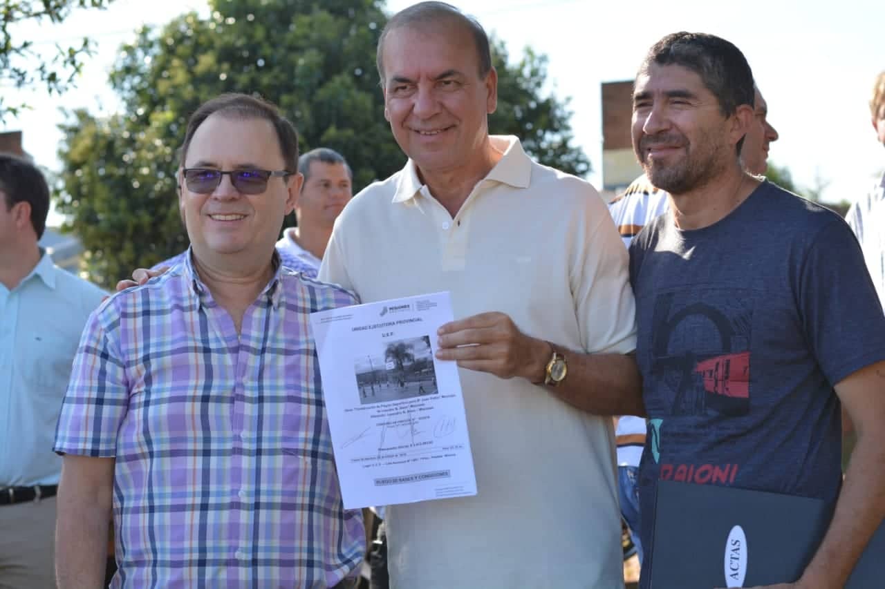 Alem: el barrio Juan Pablo II contará con su playón deportivo