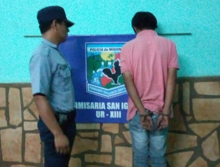 En San Ignacio detuvieron a un motochorro involucrado en dos robos