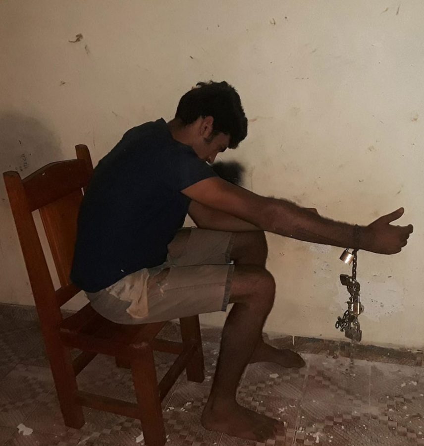 Joven adicto encadenado por su padre comenzará a rehabilitarse en Santa Fe