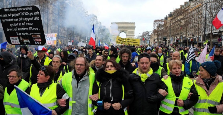 Francia: 13º semana de protestas de los 'chalecos amarillos' en París