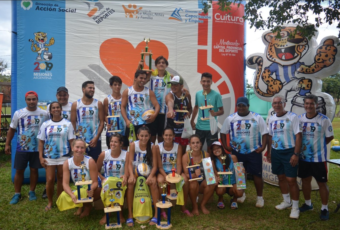 Exitosa edición de la cuarta etapa de Beach voley en Montecarlo